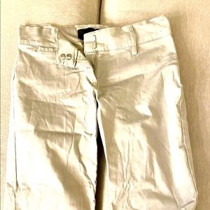 The Limited 97% Cotton Cassidy Fit Grey High Knee Pants